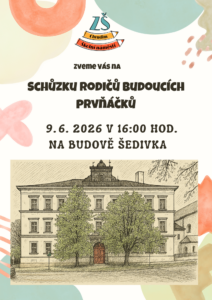 Schůzka rodičů budoucích prvňáčků